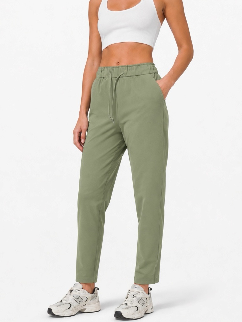 Lululemon Women’s Keep Moving High-Rise Pant 7/8 Green Size 6